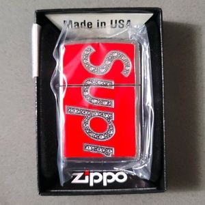 Supreme X Swarovski Zippo